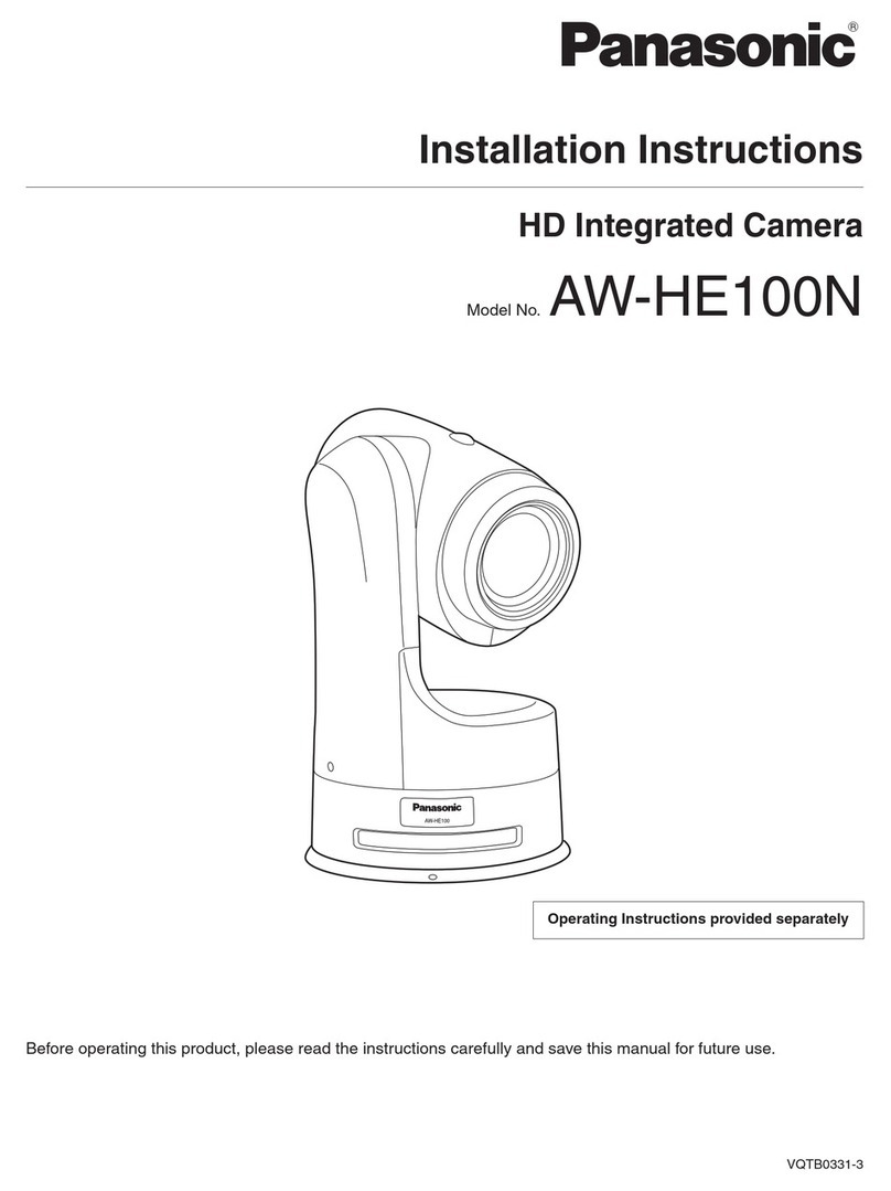 Panasonic AWHE100N - HD INTEGRATED CAMERA User manual Panasonic AWHE100N - HD INTEGRATED CAMERA User manual