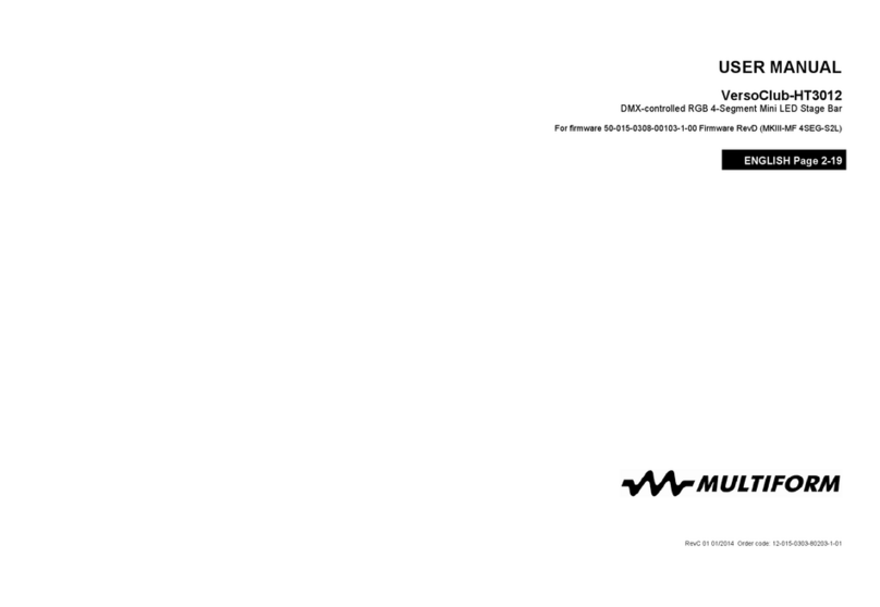 Multiform VersoClub-HT3012 operating instructions