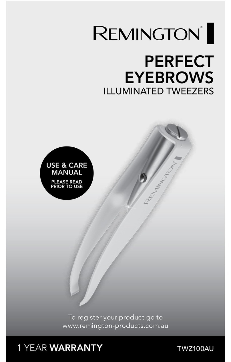 Remington TWZ100AU Use & care manual
