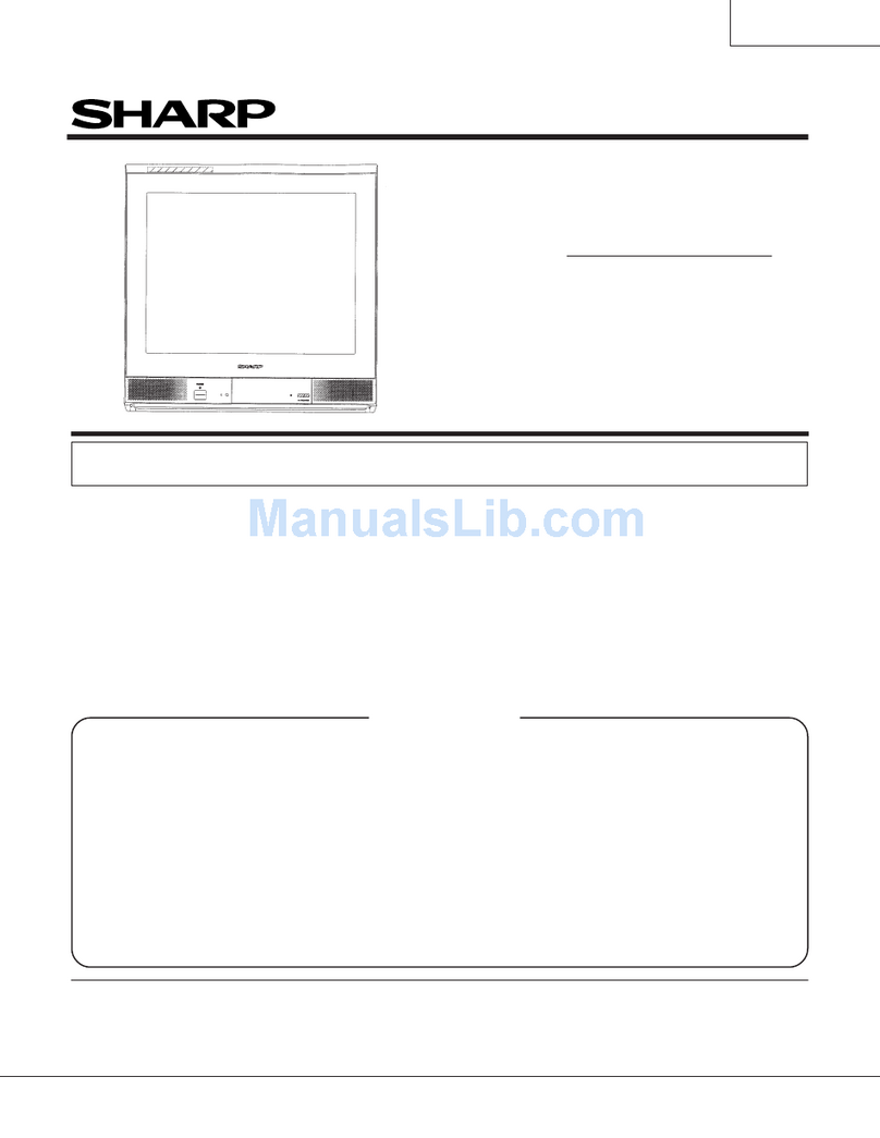 Sharp 21YF30 User manual Sharp 21YF30 User manual