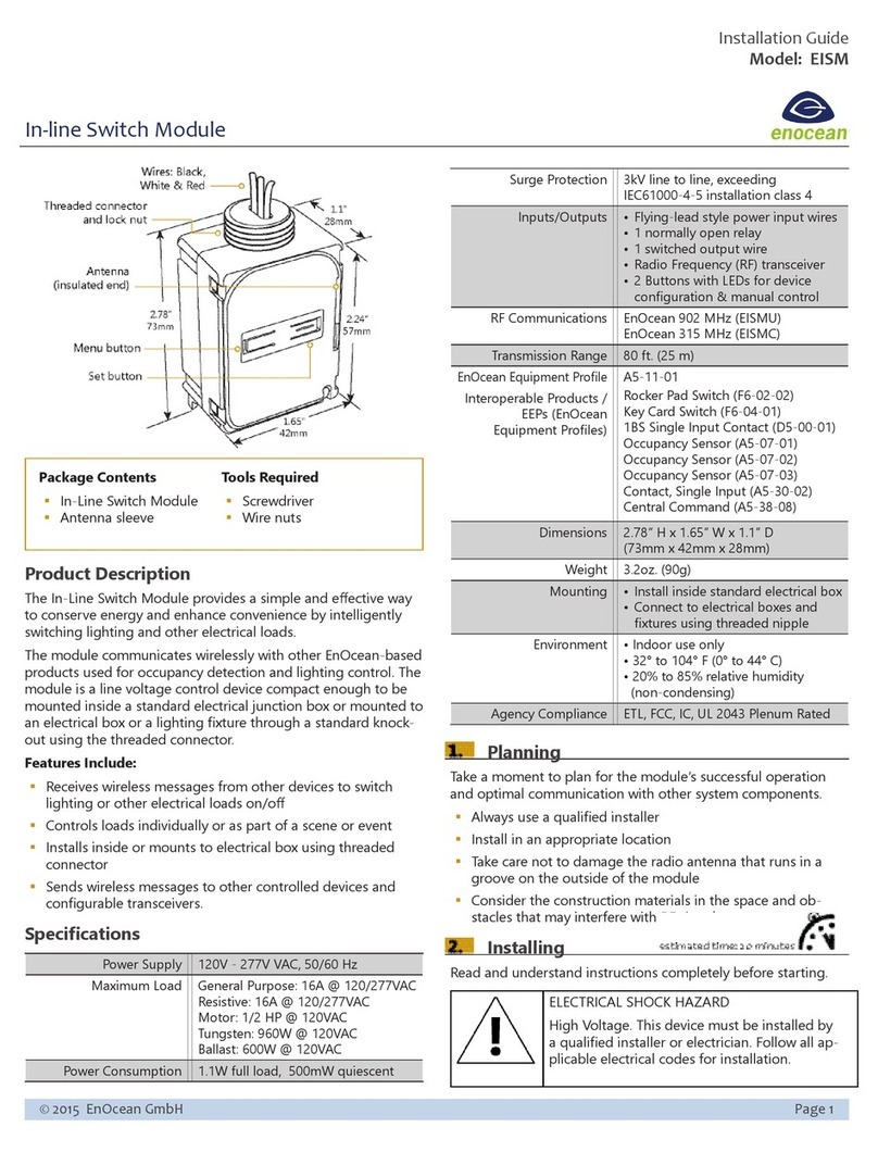 EnOcean EISM installation guide
