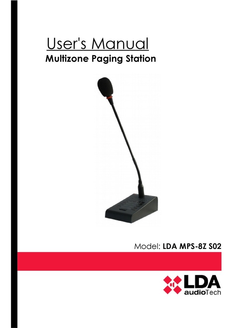 LDA MPS-8Z S02 user manual