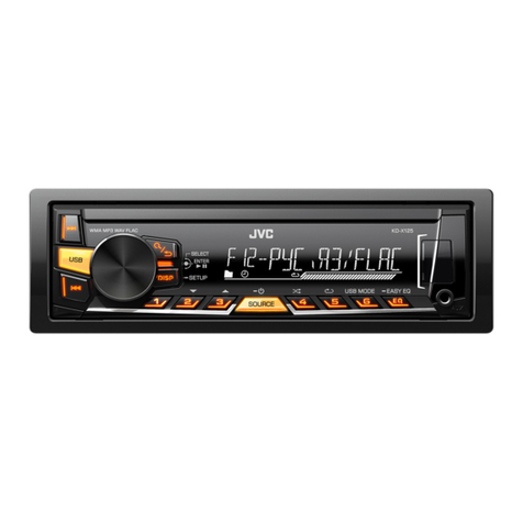JVC KD-X120EE User manual