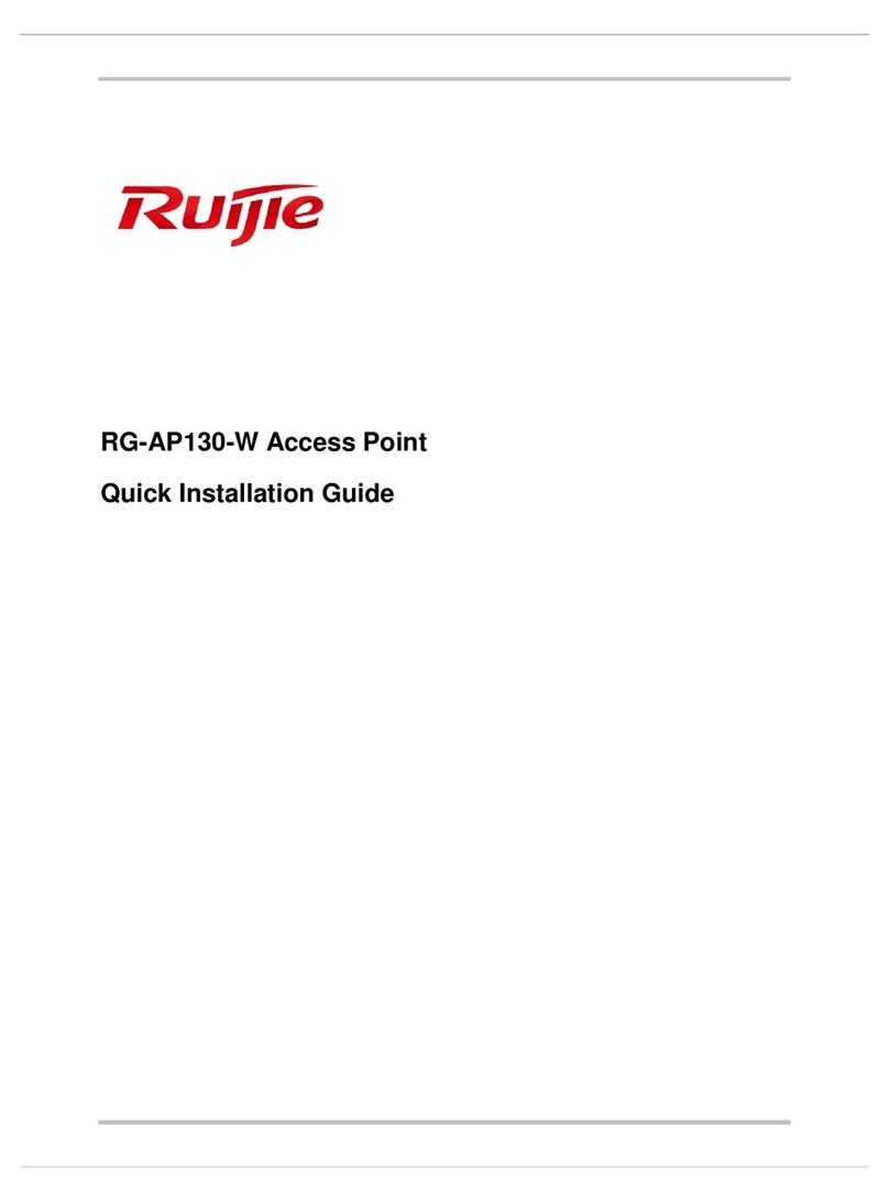 Ruijie Networks RG-AP130-W Quick installation guide
