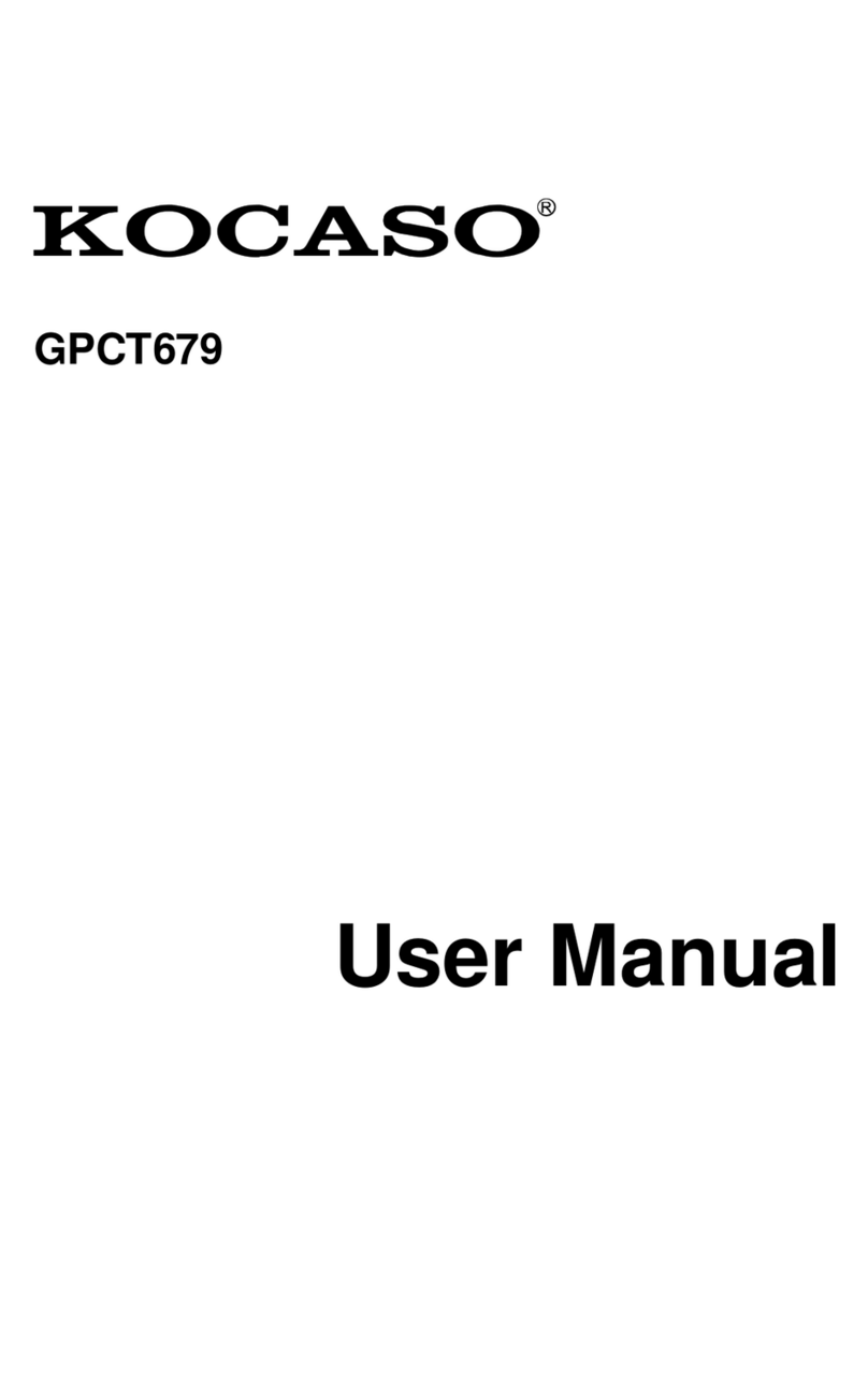 KOCASO GPCT679 user manual