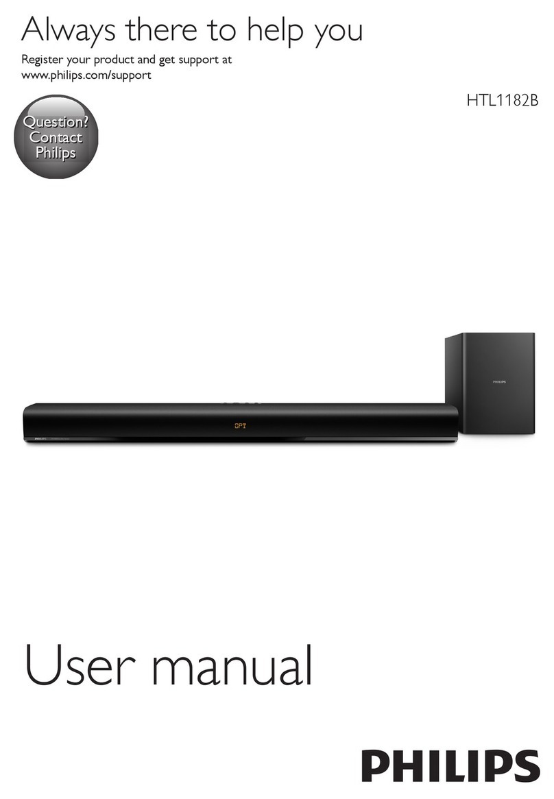 Philips HTL1182B user manual
