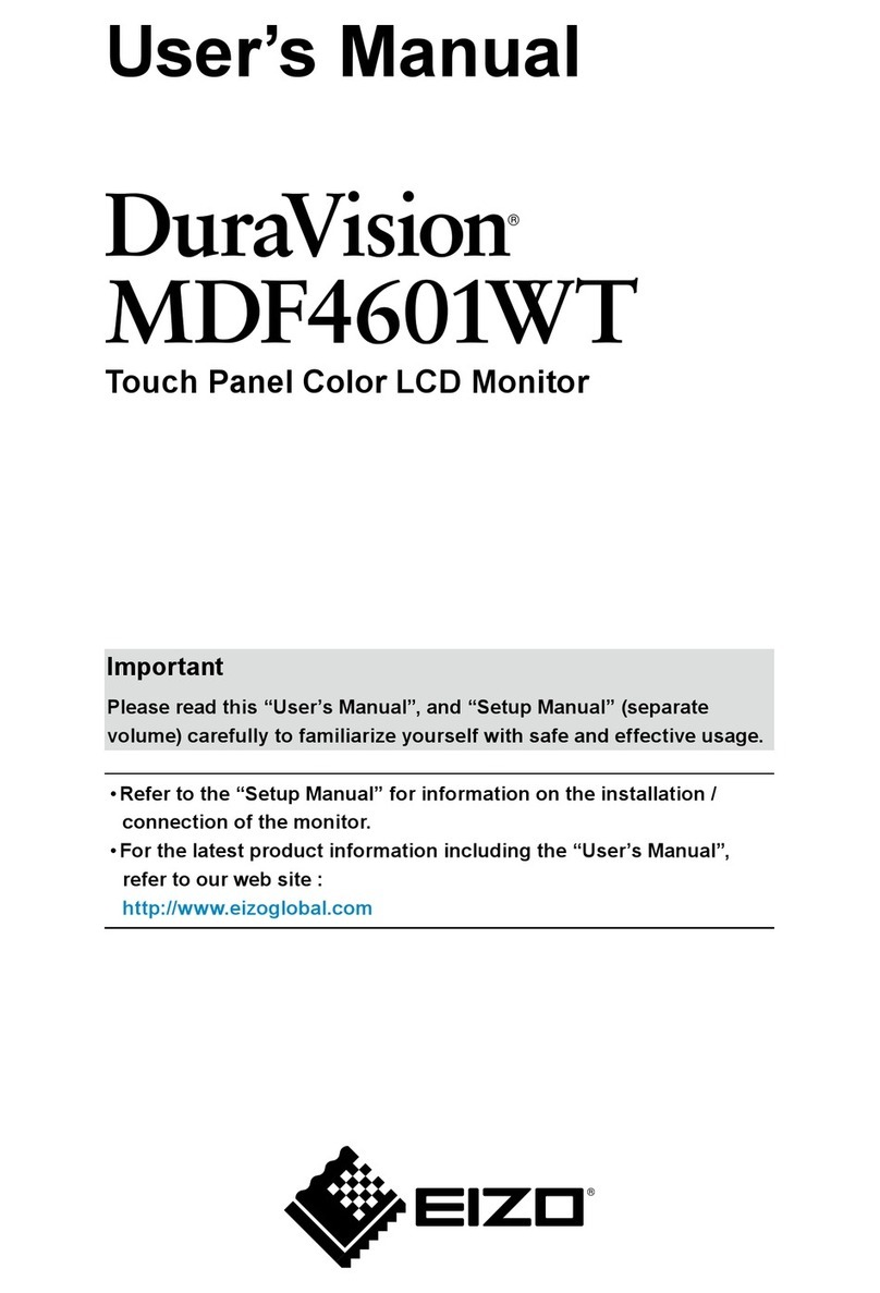 Eizo DuraVision User manual