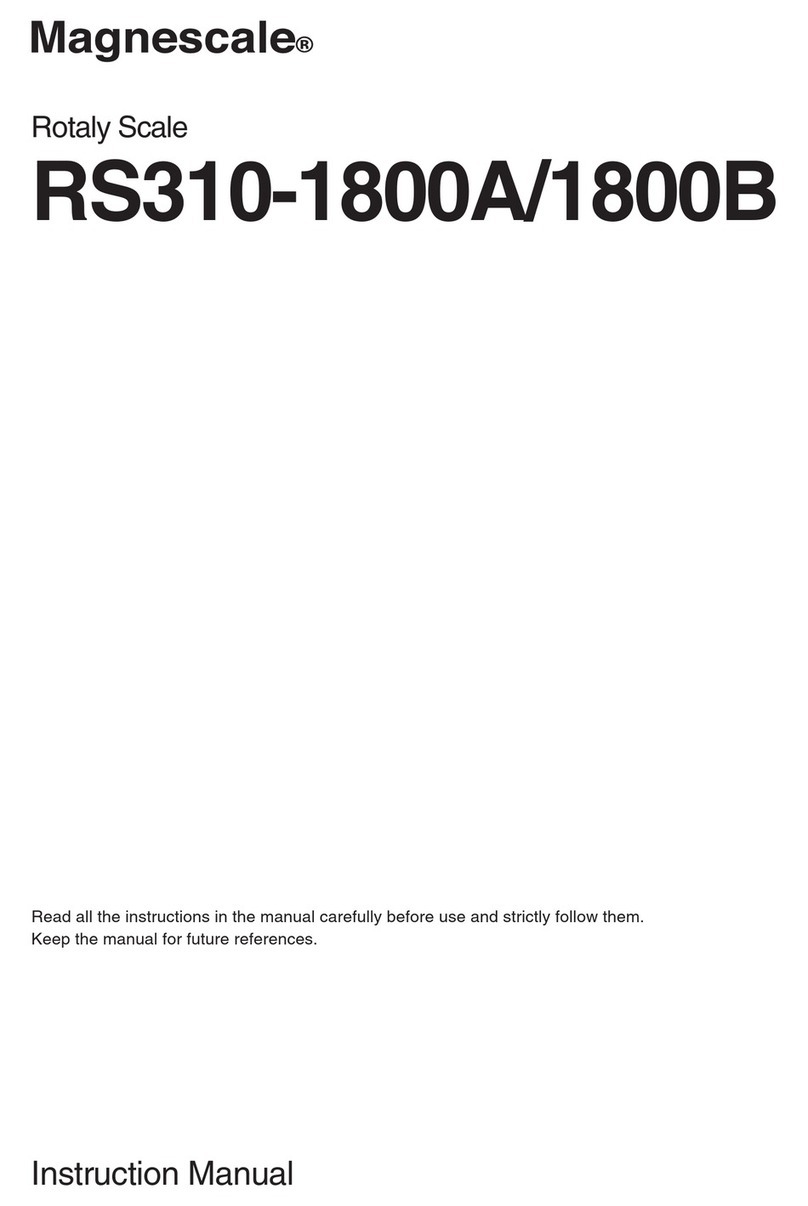 Magnescale RS310-1800A instruction manual