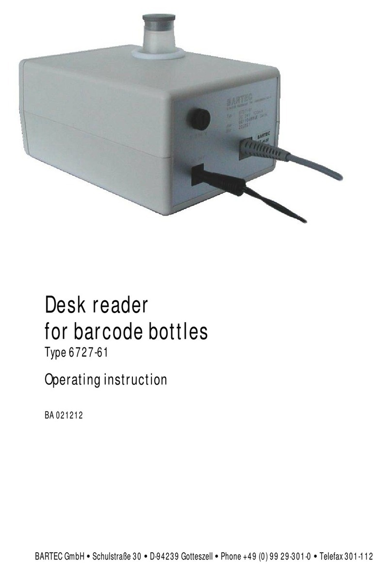 Bartec 6727-61 Operating	 instruction
