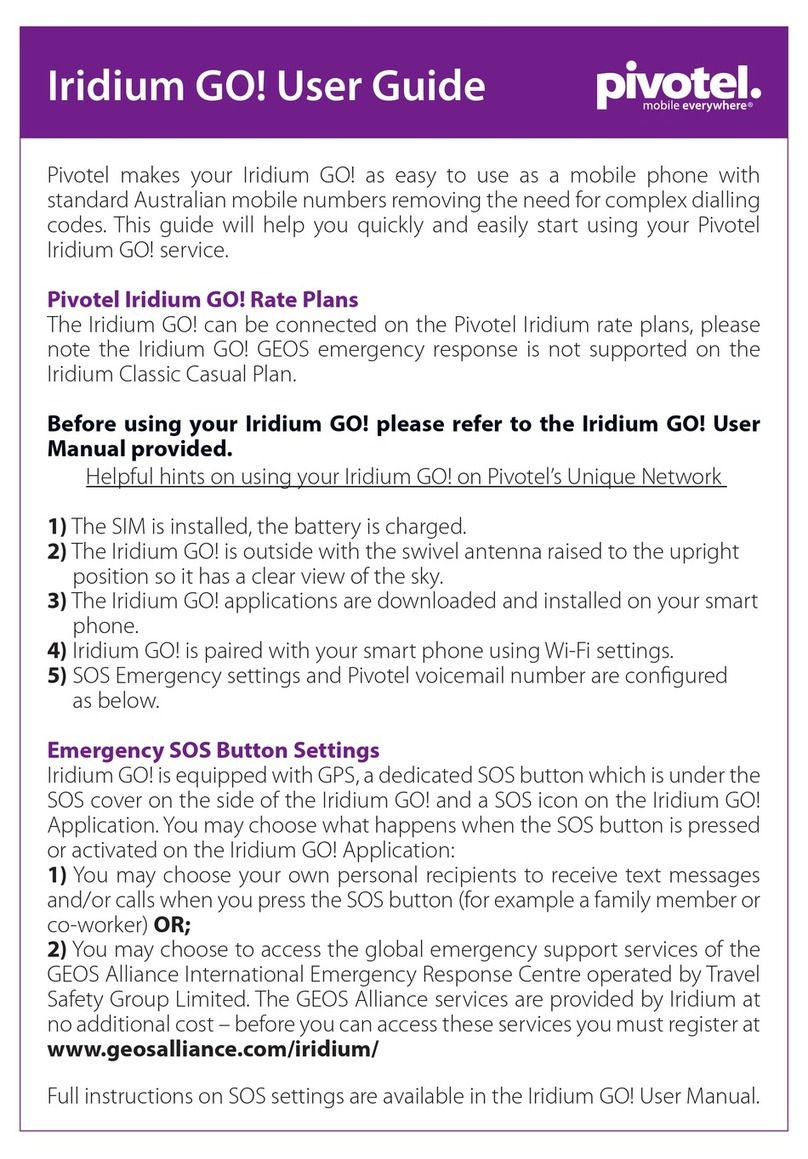 Pivotel Iridium GO! user guide
