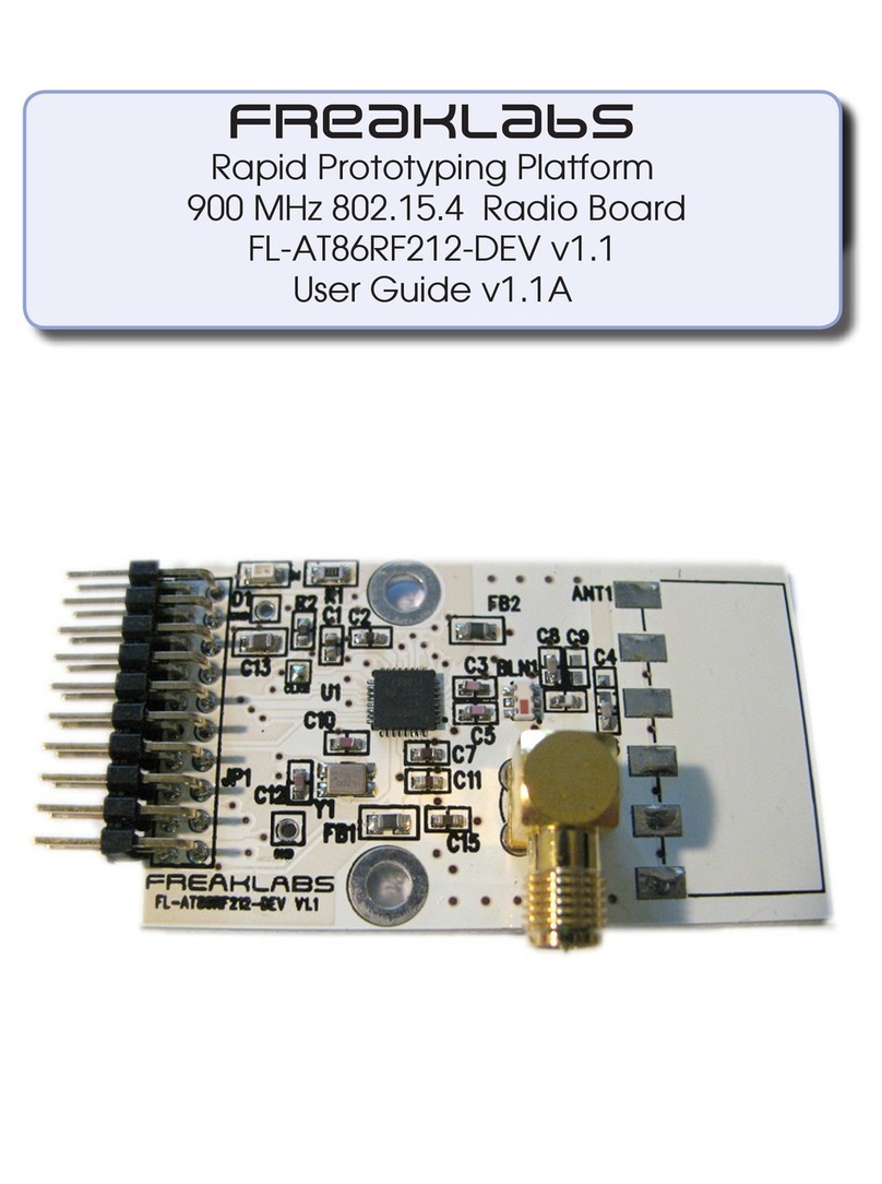 Freaklabs FL-AT86RF212-DEV User manual