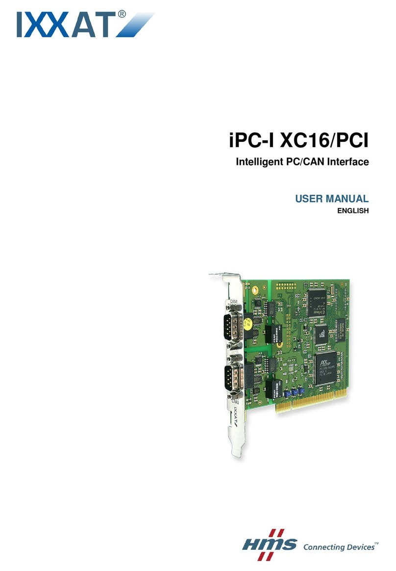IXXAT iPC-I XC16/PCI User manual
