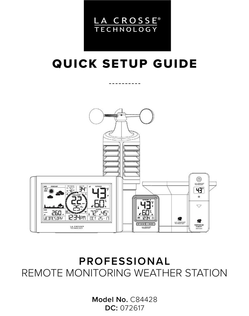 La Crosse Technology C84428 Quick setup guide La Crosse Technology C84428 Quick setup guide