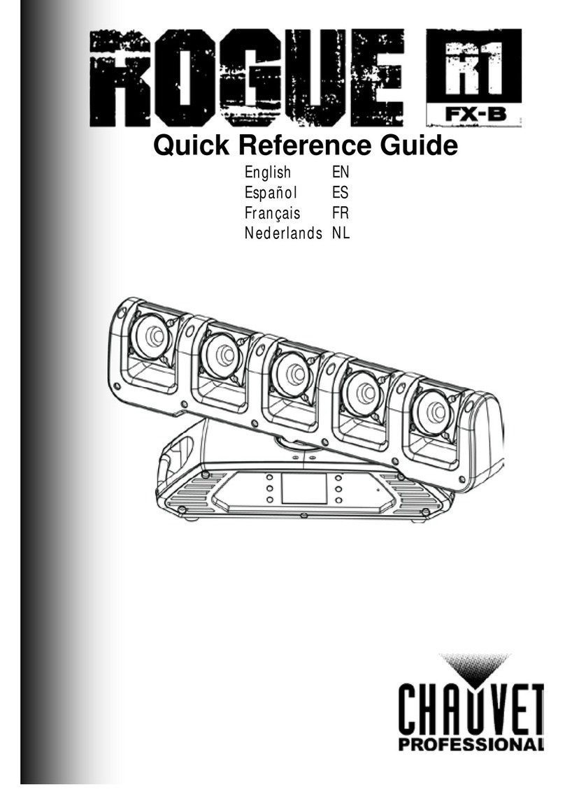 Chauvet Rogue R1 FX-B Quick reference guide