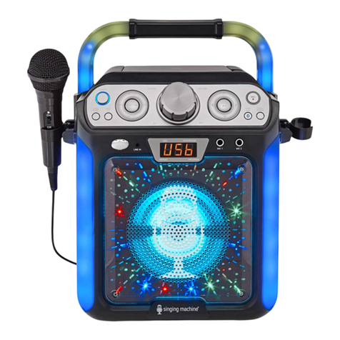 The Singing Machine SML682BTBK User manual