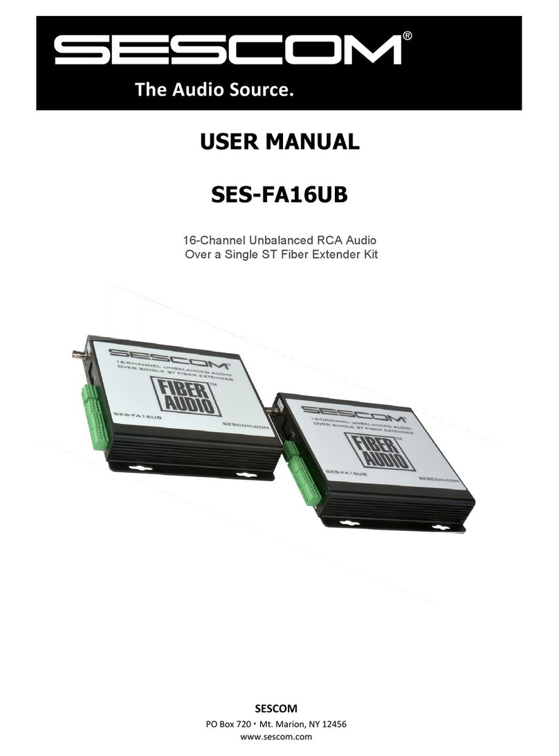 sescom SES-FA16UB user manual