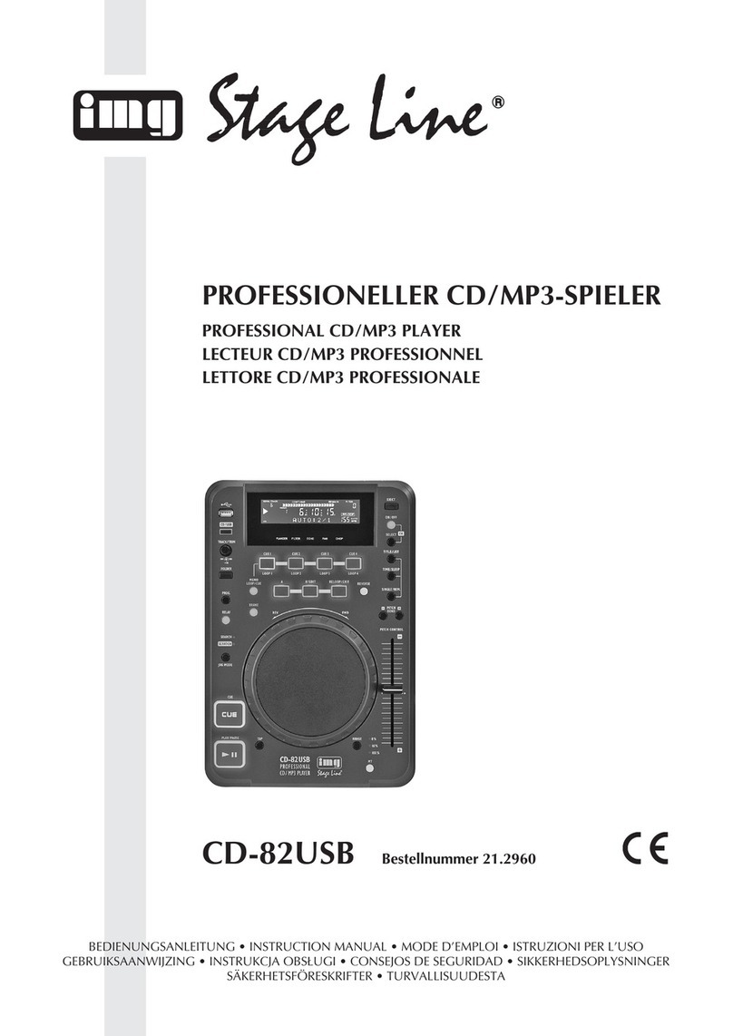 IMG STAGE LINE CD-82USB User manual
