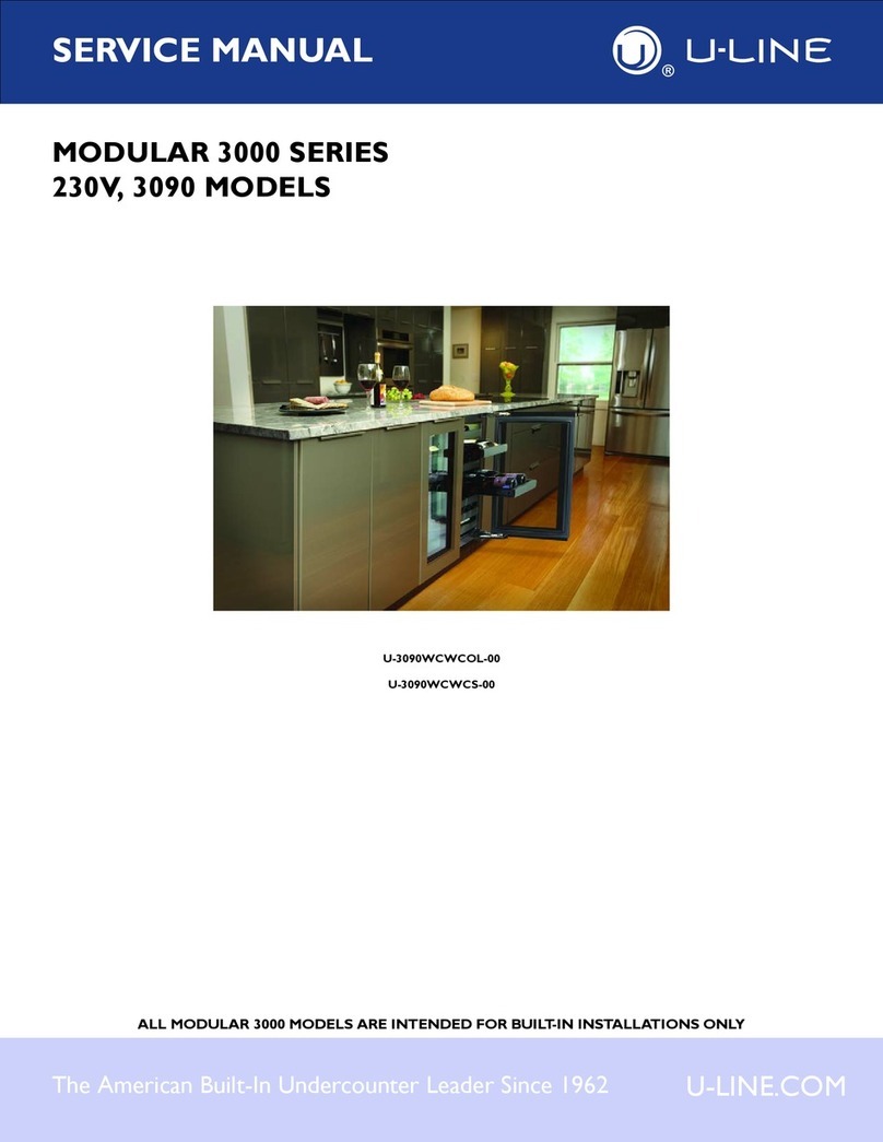 U-Line U-3090WCWCOL-00 Service manual