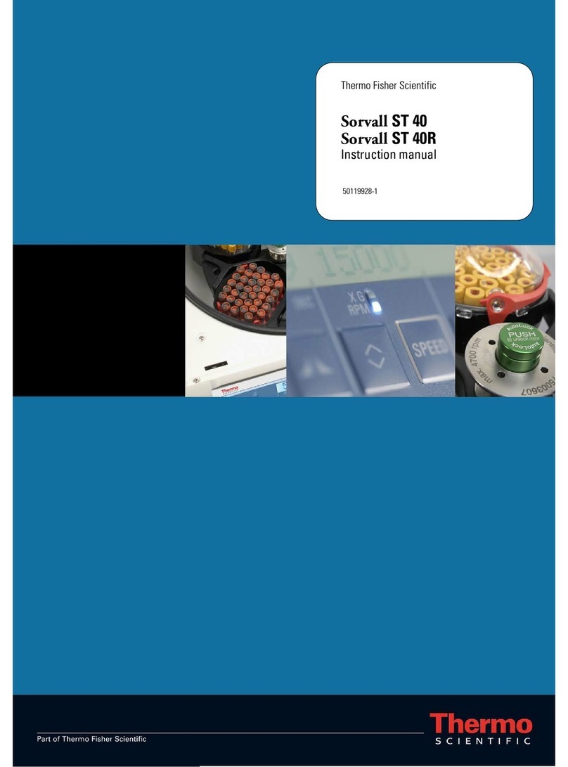Thermo Scientific Sorvall ST40R instruction manual Thermo Scientific Sorvall ST40R instruction manual
