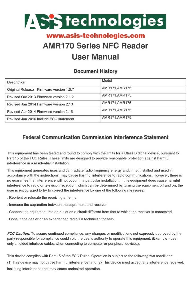 ASIS Technologies AMR171 User manual