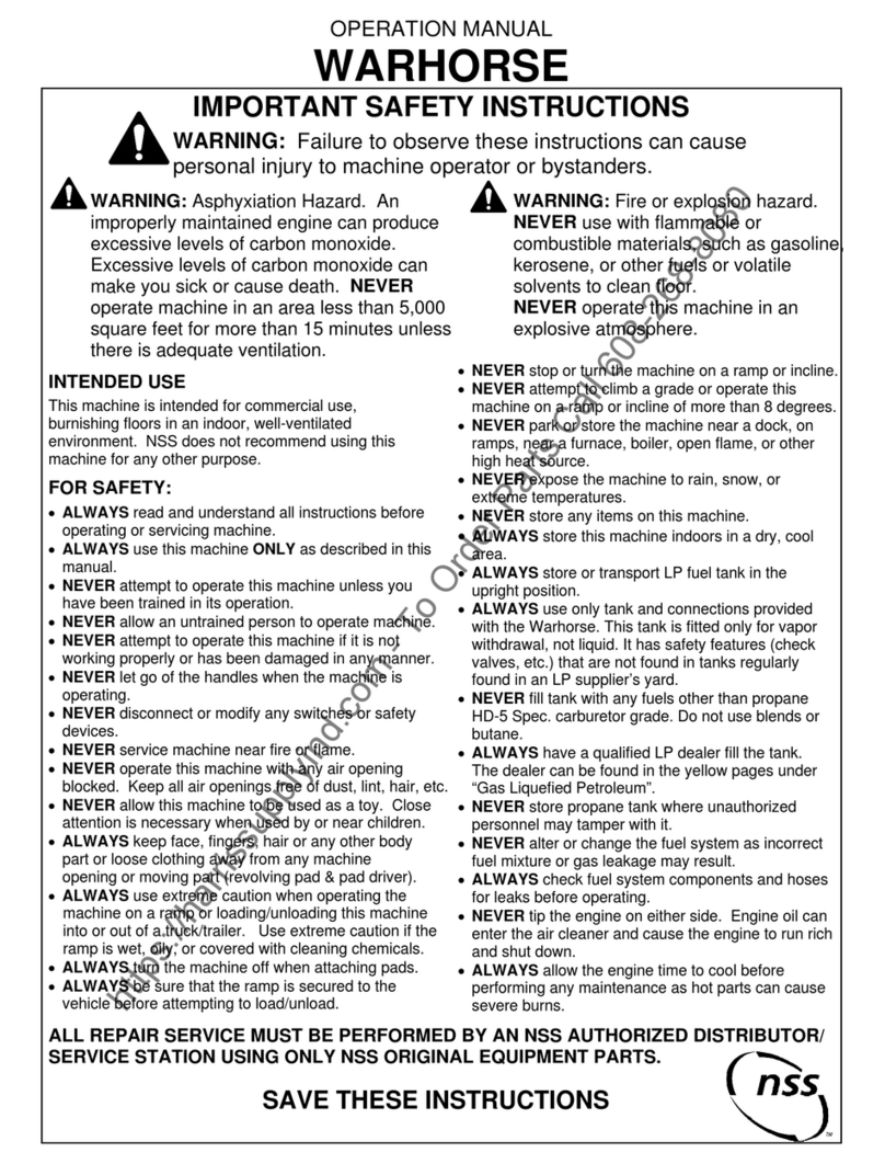NSS WARHORSE User manual