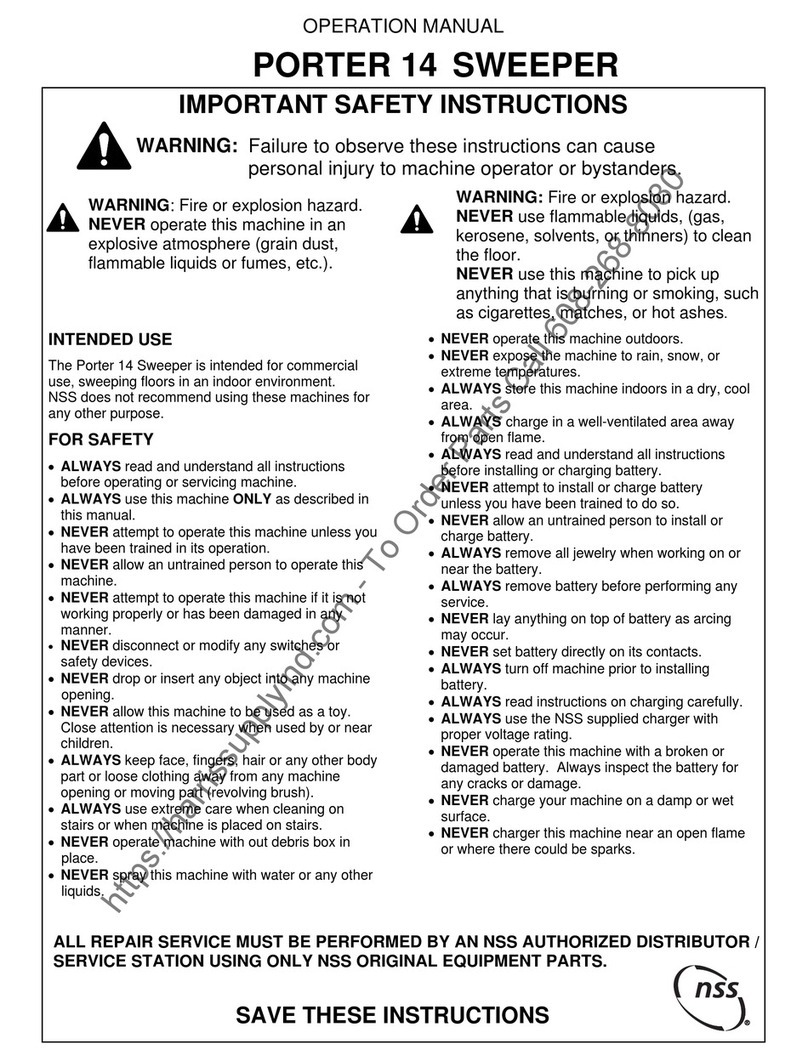 NSS PORTER 14 User manual