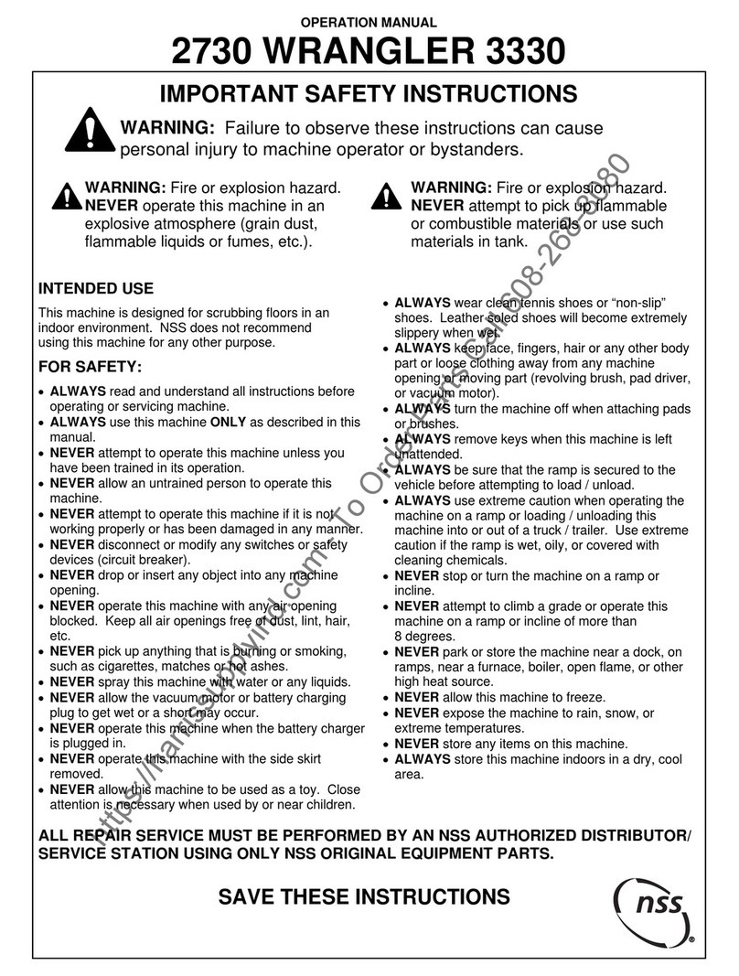 NSS WRANGLER 2730 User manual