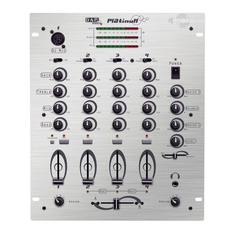 DAPAudio Platinum User manual