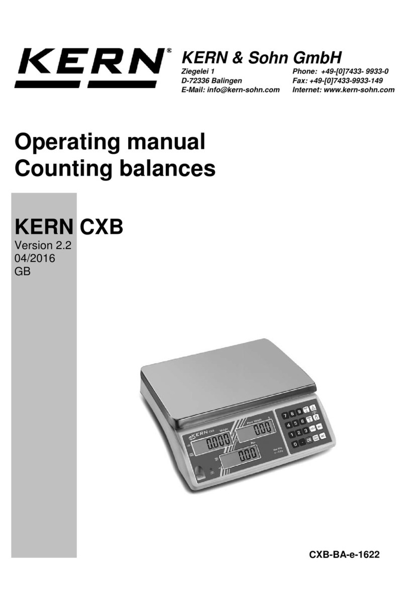 KERN CXB 3K0.2 User manual