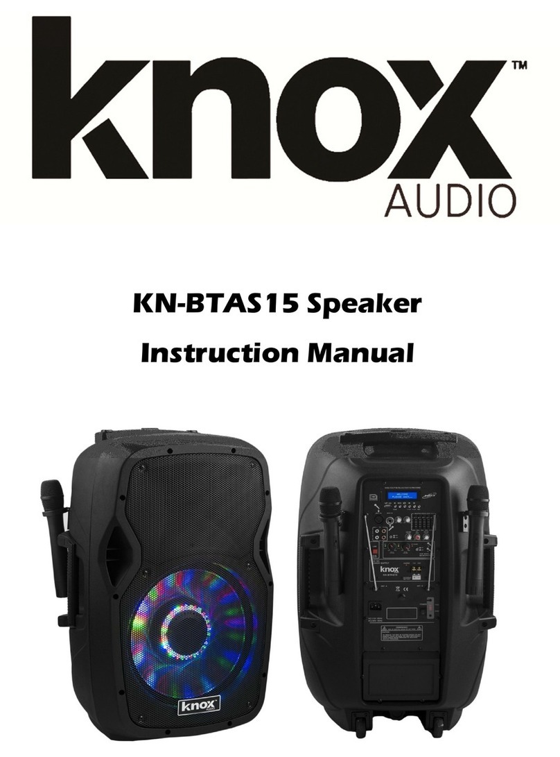 Knox KN-BTAS15 instruction manual