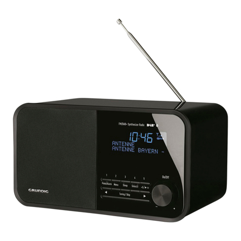 Grundig TR 2500 DAB+ User manual