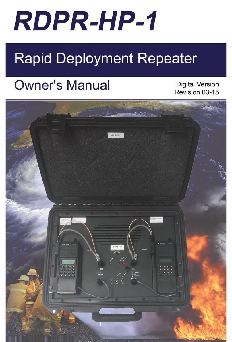 King Radios RDPR-HP-1 owner's manual