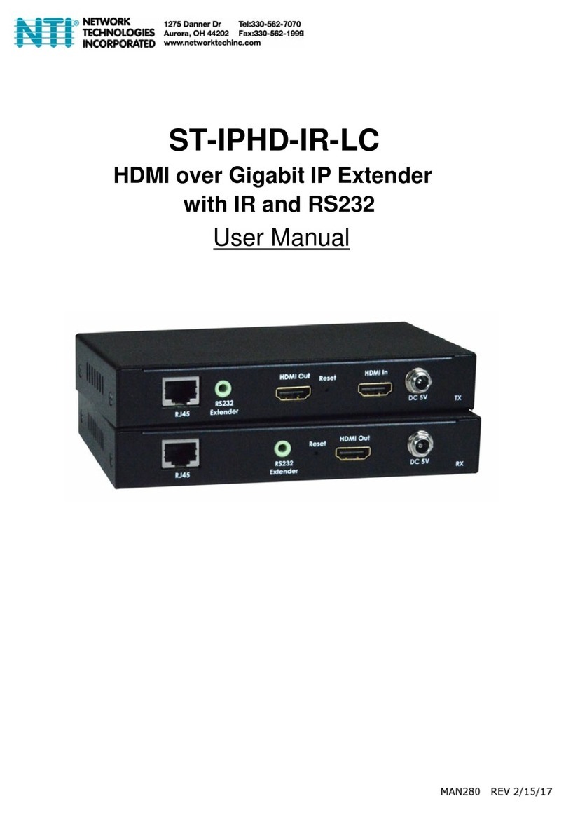 NTI ST-IPHD-IR-LC user manual NTI ST-IPHD-IR-LC user manual