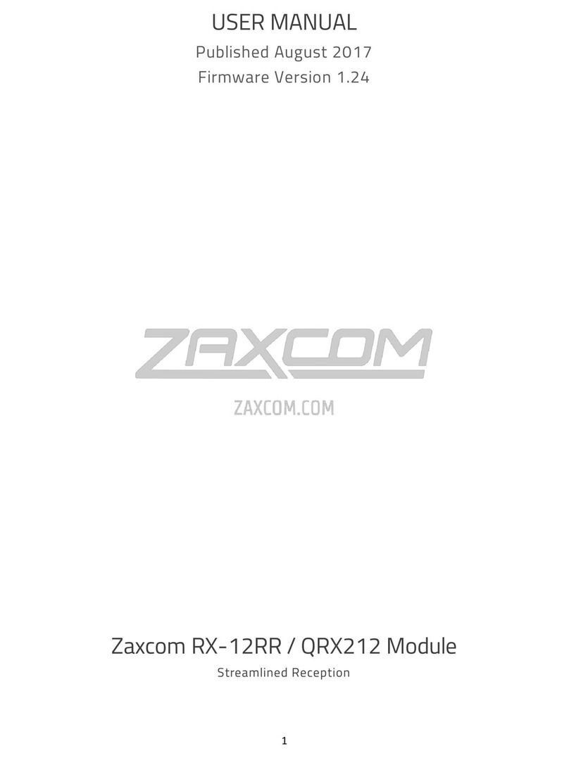 Zaxcom RX-12RR user manual