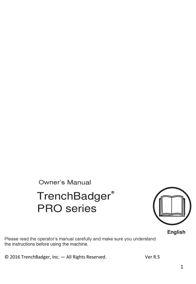 TrenchBadger Pro 12 owner's manual