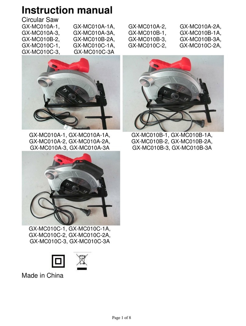 Wuyi Guanxin Machinery GX-MC010A-1 instruction manual