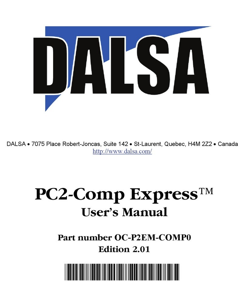 Dalsa PC2-Comp Express OC-P2EM-COMP0 User manual