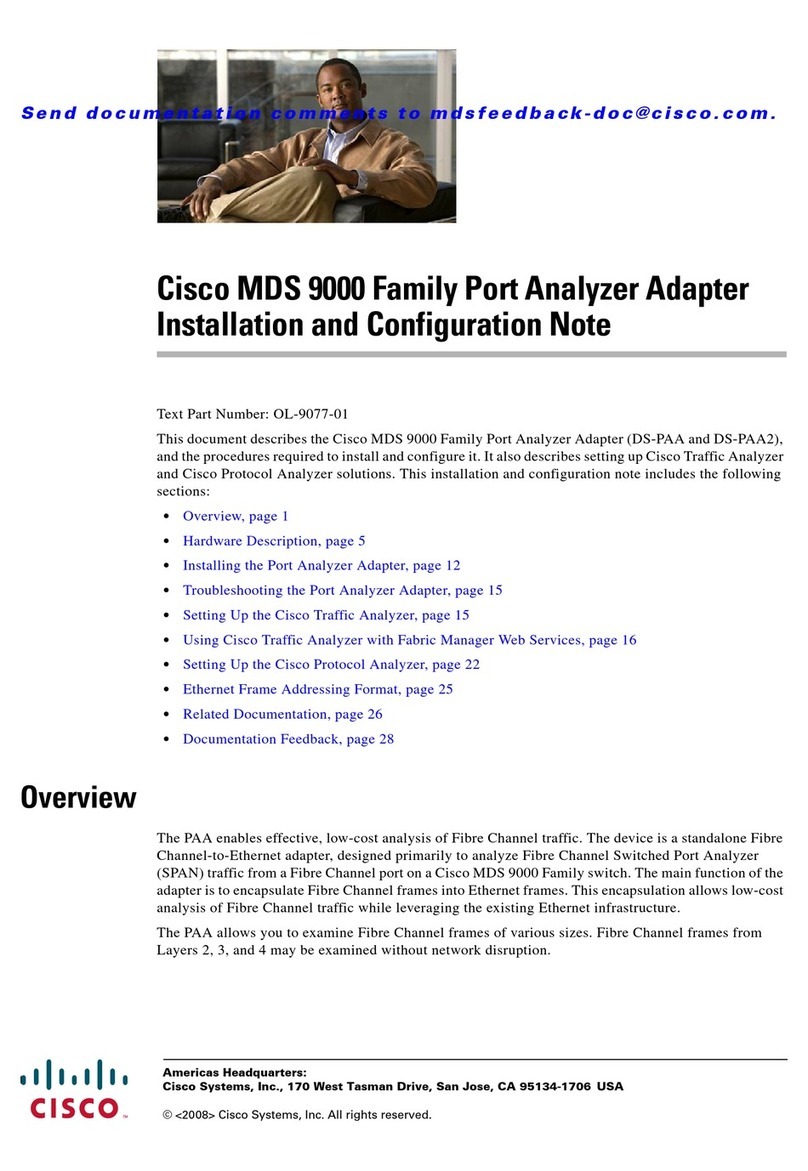Cisco MDS 9000 Series Installation and configuration note