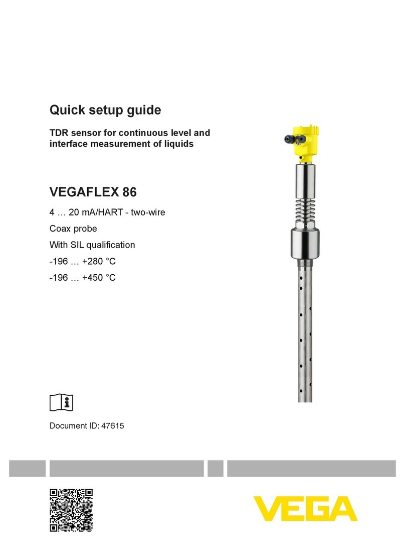 Vega VEGAFLEX 86 Quick setup guide