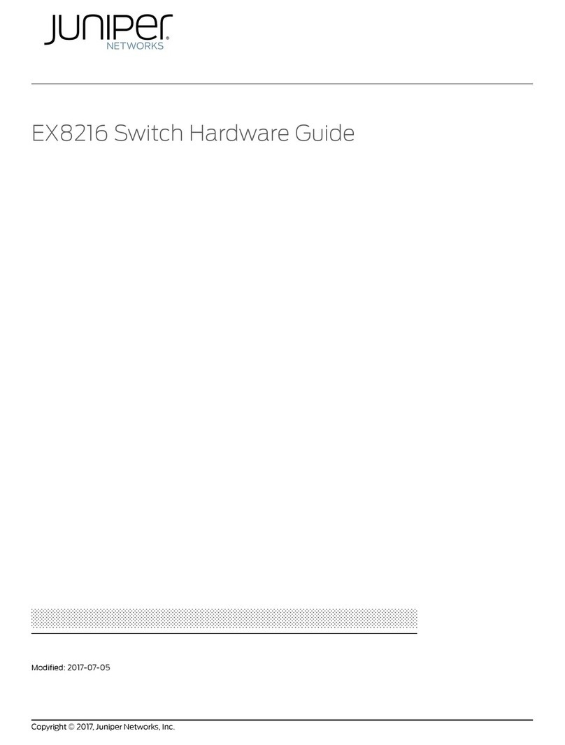 Juniper EX8216 Installation instructions
