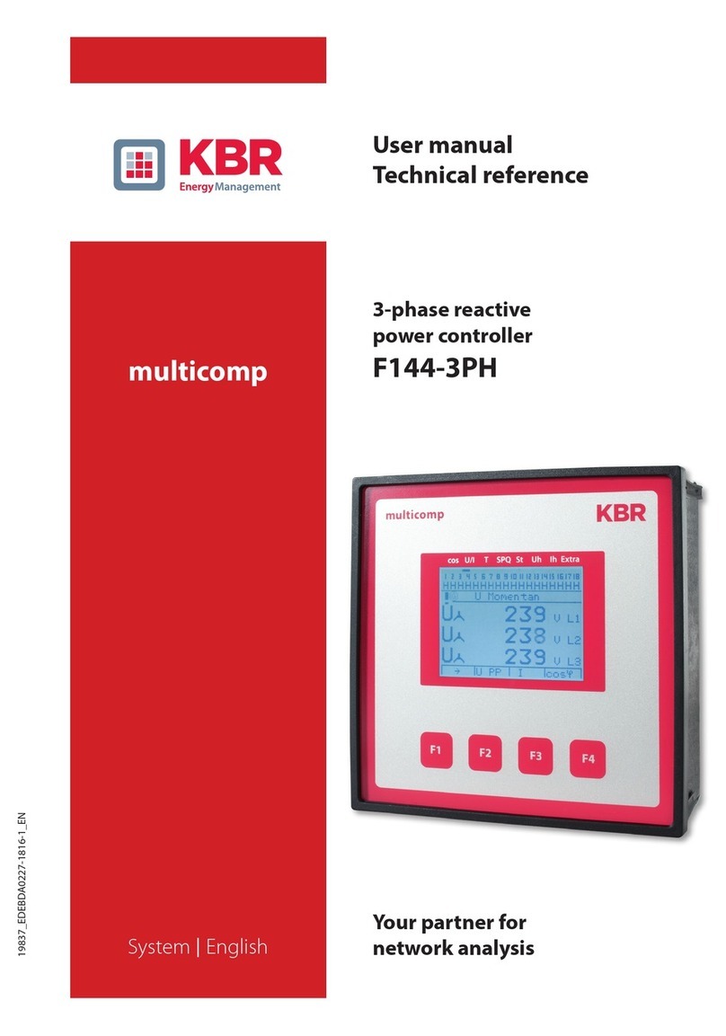 KBR F144-3PH User manual KBR F144-3PH User manual