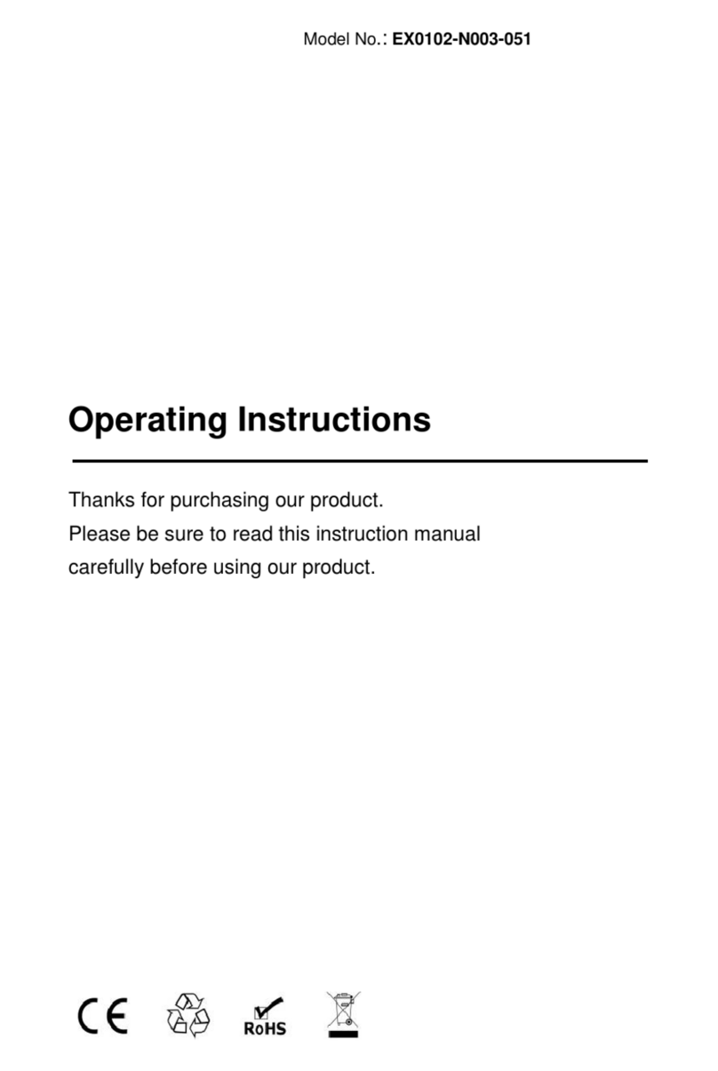 Grandbeing EX0102-N003-051 Operating	 instruction
