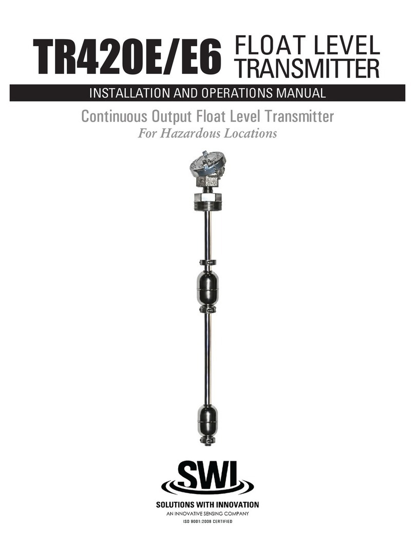 SWI TR420E/E6 Installation and operation manual