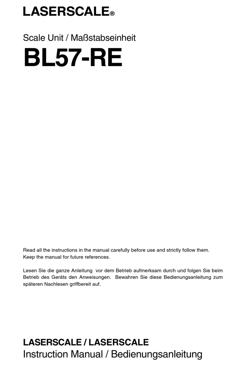 Laserscale BL57-RE User manual