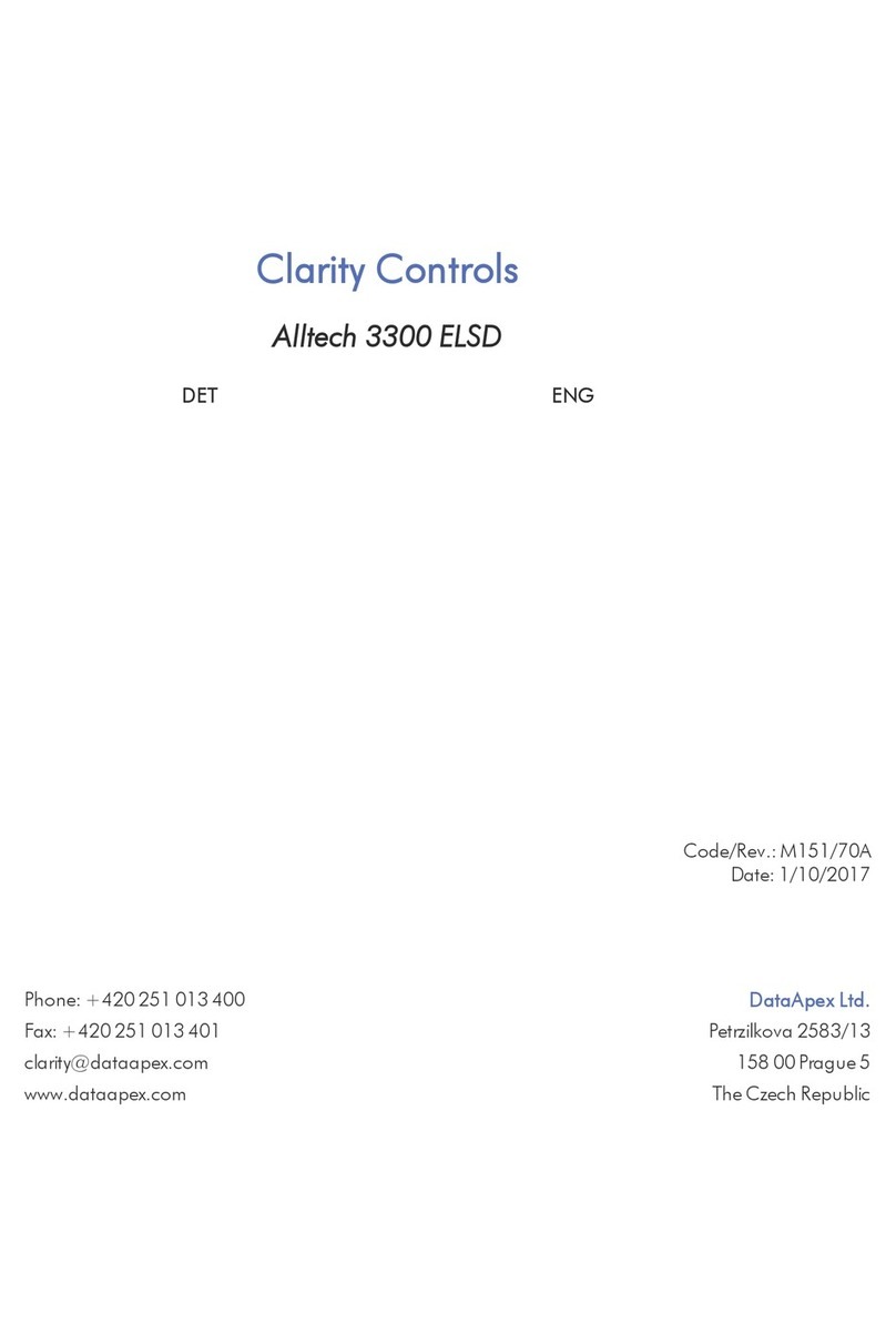 DataApex Alltech 3300 ELSD User manual
