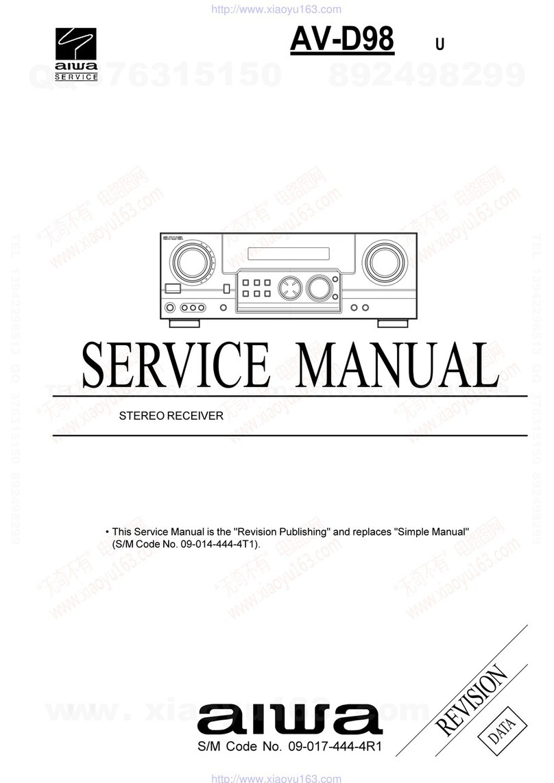 Aiwa AV-D98 User manual