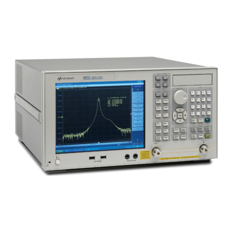 Keysight E5071C User manual