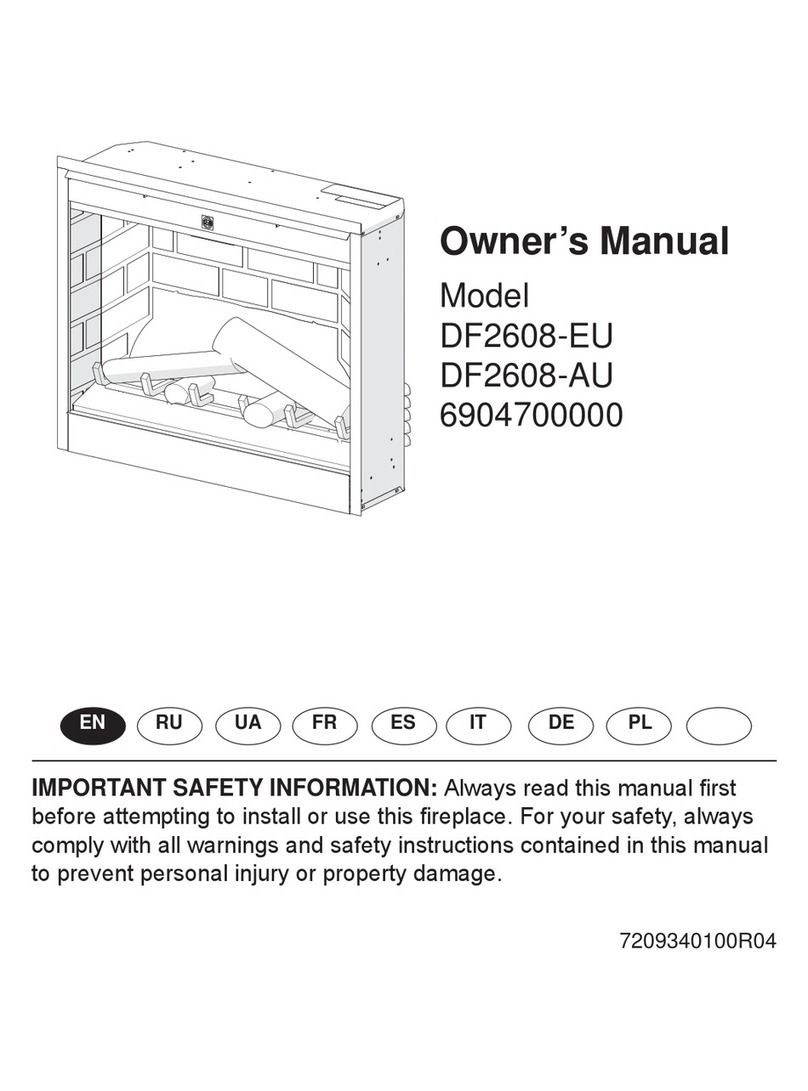 Dimplex DF2608-EU User manual
