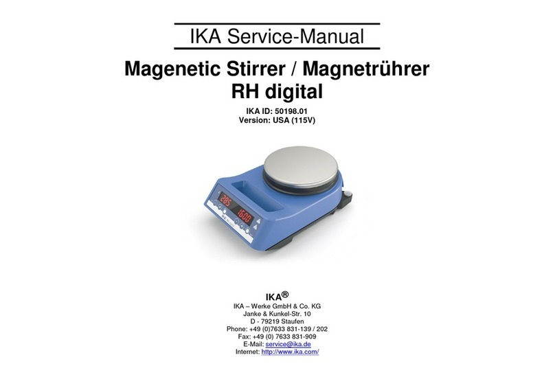 IKA 50198.01 User manual