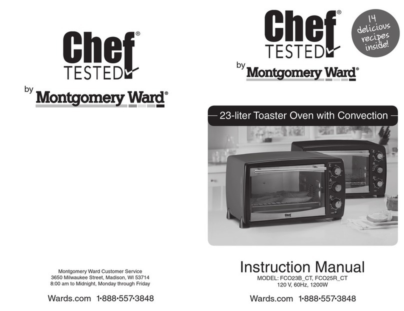 Chef Tested FCO23B CT, FCO25R CT instruction manual